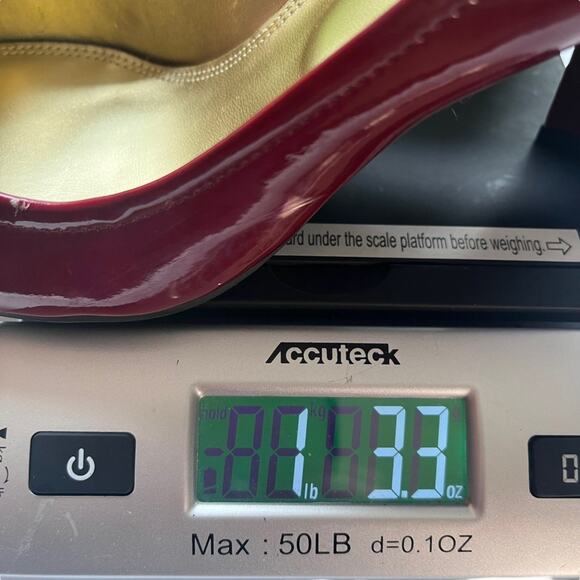 ETIENNE AIGNER Nigela Red Patent Peep Toe Pumps Women’s 10 3.5” Block Heel - Picture 9 of 9